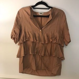 Acne ruffle blouse